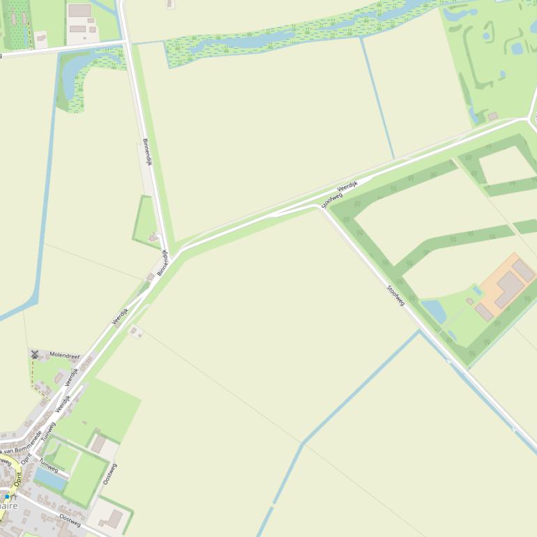 Kaart van de Veerdijk.