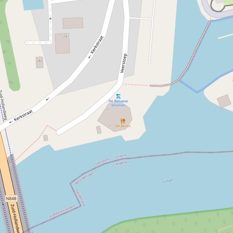 Kaart van  Veerstoep.