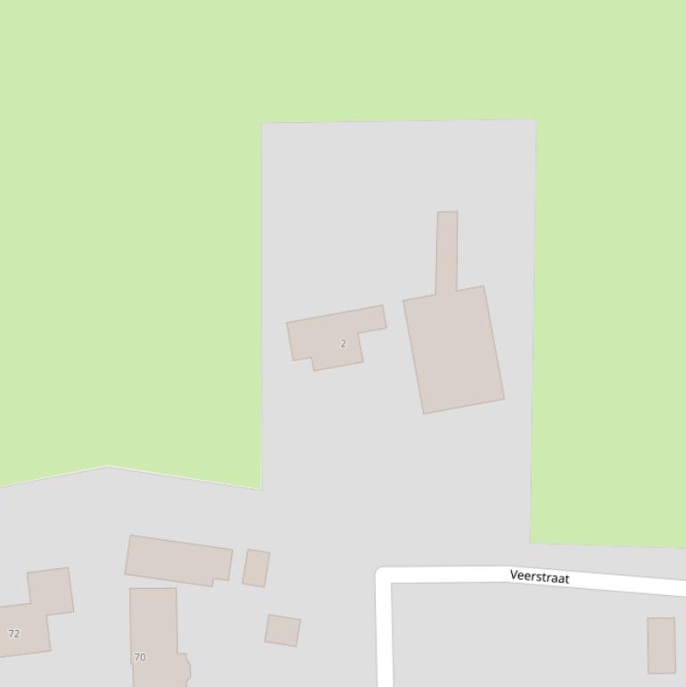 Kaart van de Veerstraat.