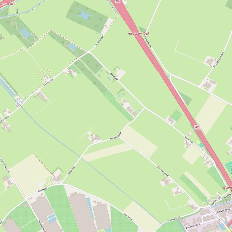 Kaart van de Veerstraat.