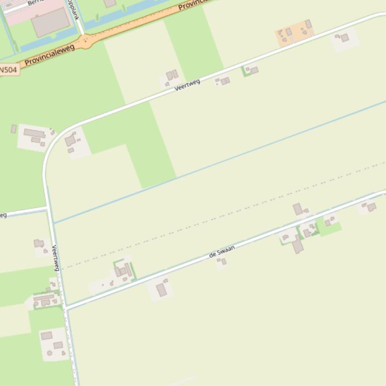 Kaart van de Veertweg.