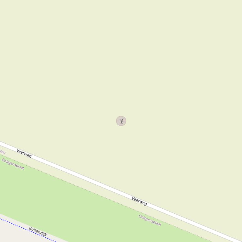 Kaart van de Veerweg.