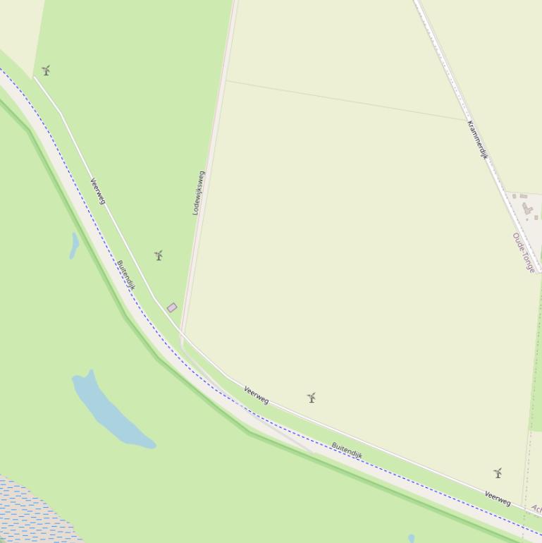 Kaart van de Veerweg.