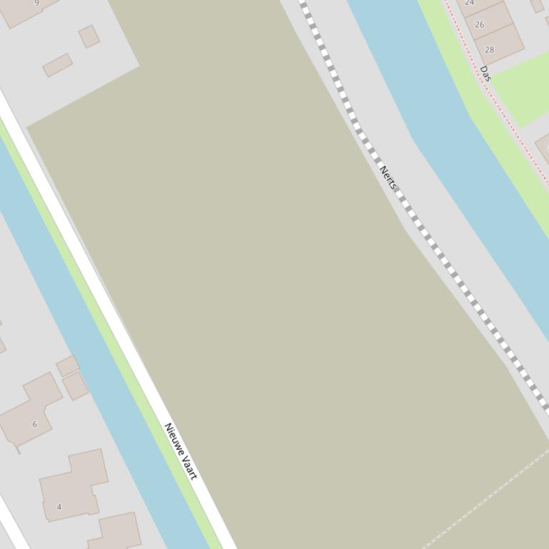 Kaart van het Veldmuispad.