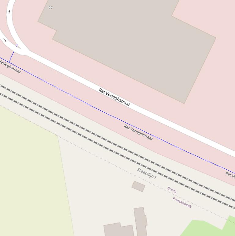 Kaart van het Veldpad.