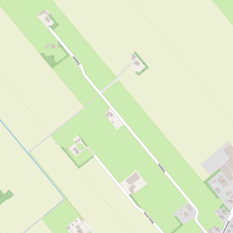 Kaart van de Veldweg.