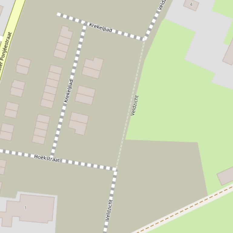 Kaart van  Veldzicht.