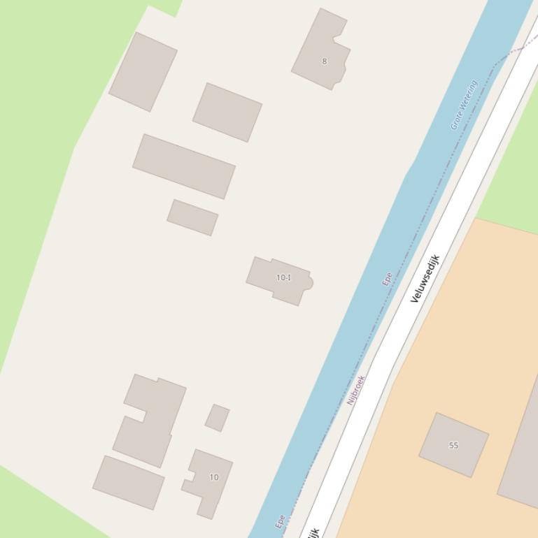 Kaart van de Veluwsedijk.