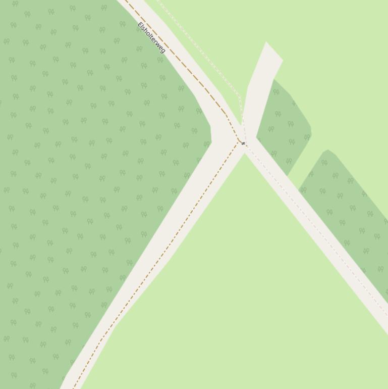 Kaart van de Venkenweg.