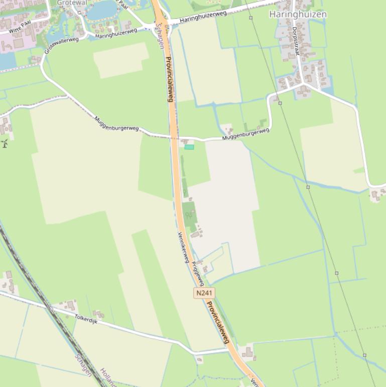 Kaart van de Vennikerweg.