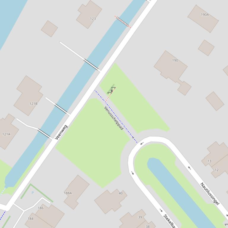 Kaart van het Venusschelppad.