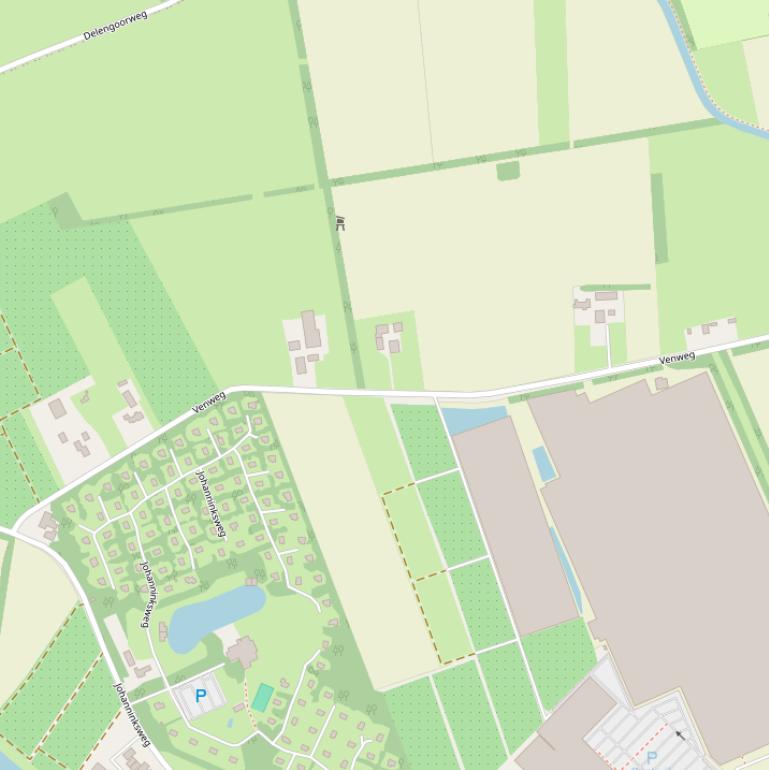 Kaart van de Venweg.