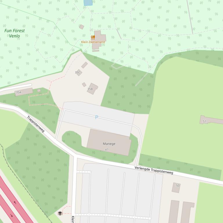 Kaart van  Verlengde Trappistenweg.