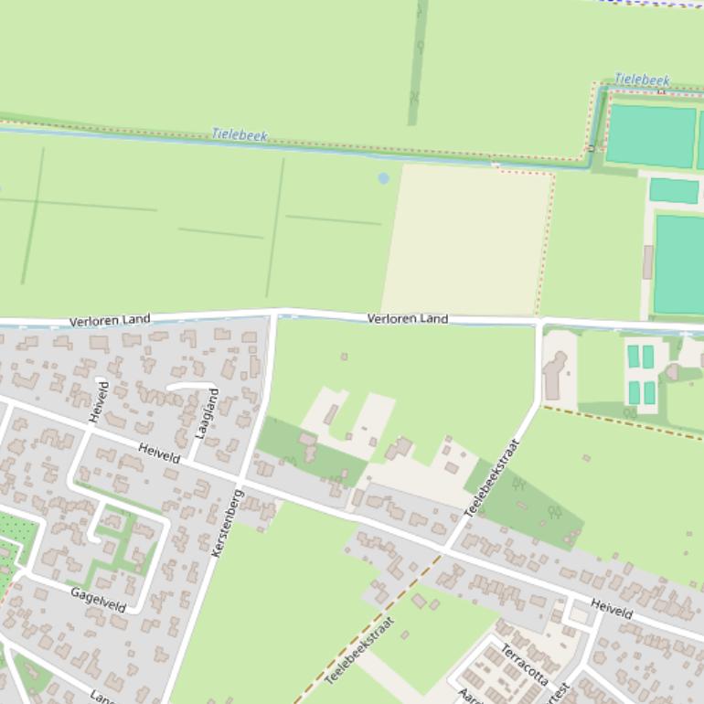 Kaart van  Verloren Land.