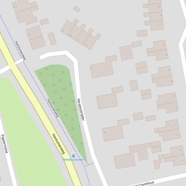 Kaart van  Verzetsstrijder.