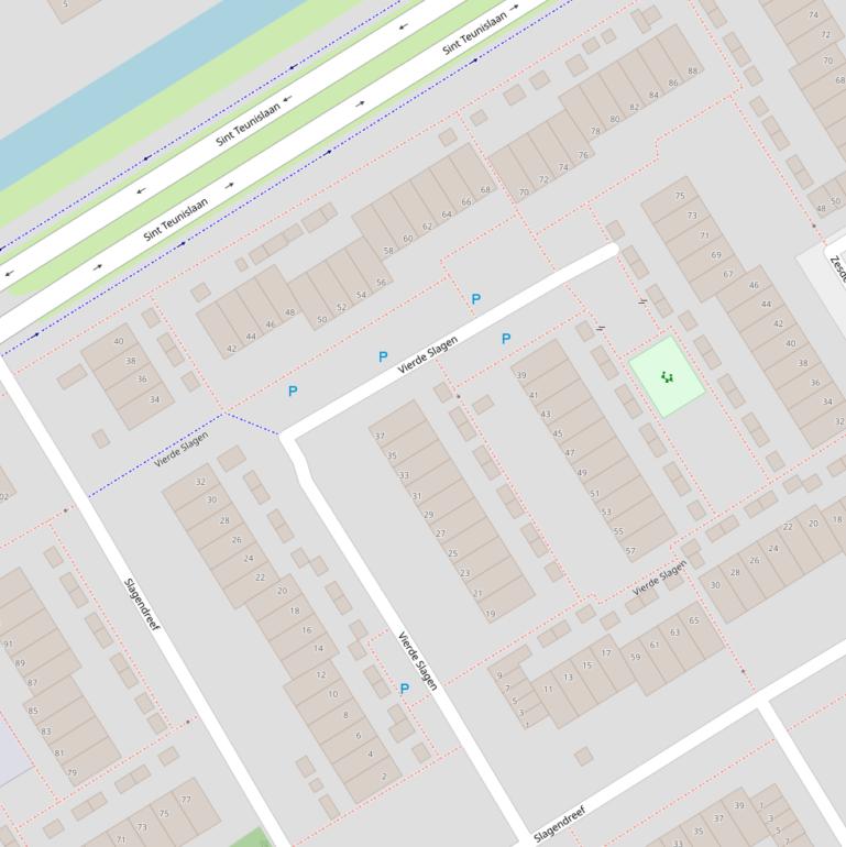 Kaart van  Vierde Slagen.