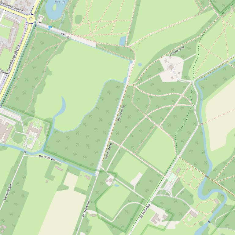 Kaart van de Visserssteeg.