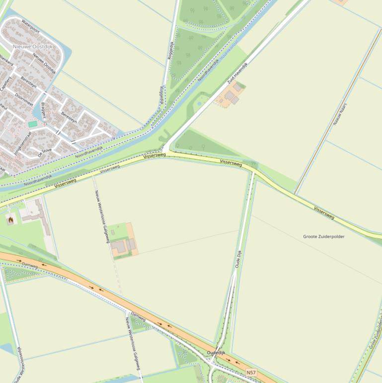 Kaart van de Vissersweg.