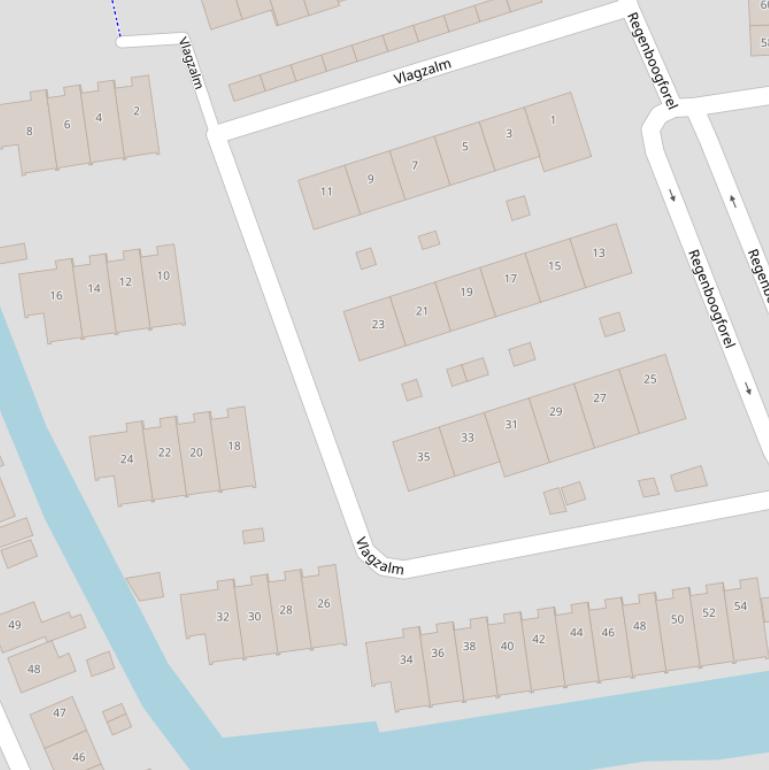 Kaart van  Vlagzalm.