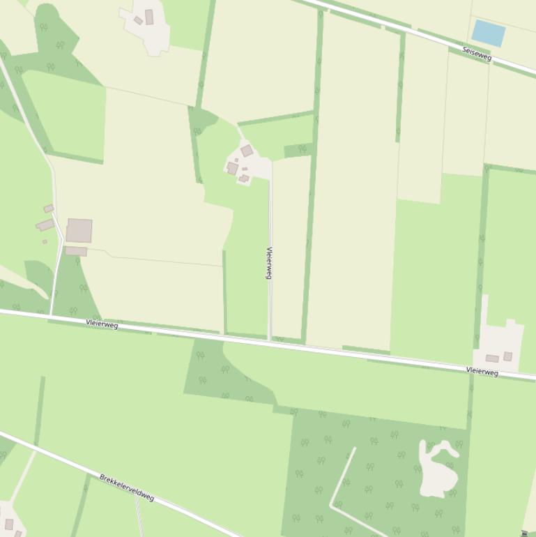 Kaart van de Vleierweg.