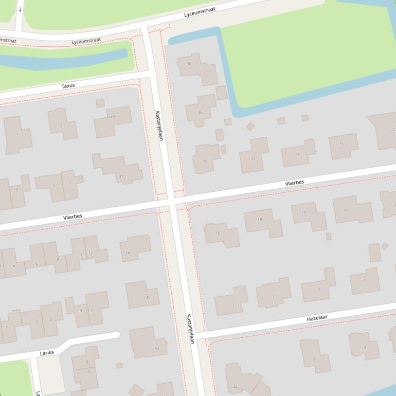 Kaart van  Vlierbes.