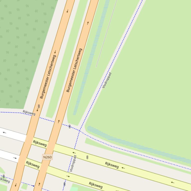 Kaart van het Vlodroppad.