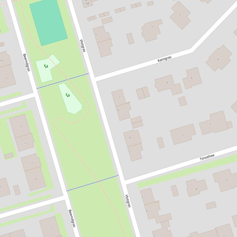 Kaart van  Vlotgras.