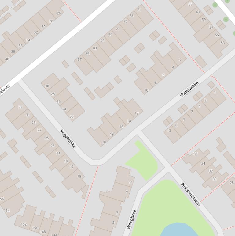 Kaart van  Vogelwikke.