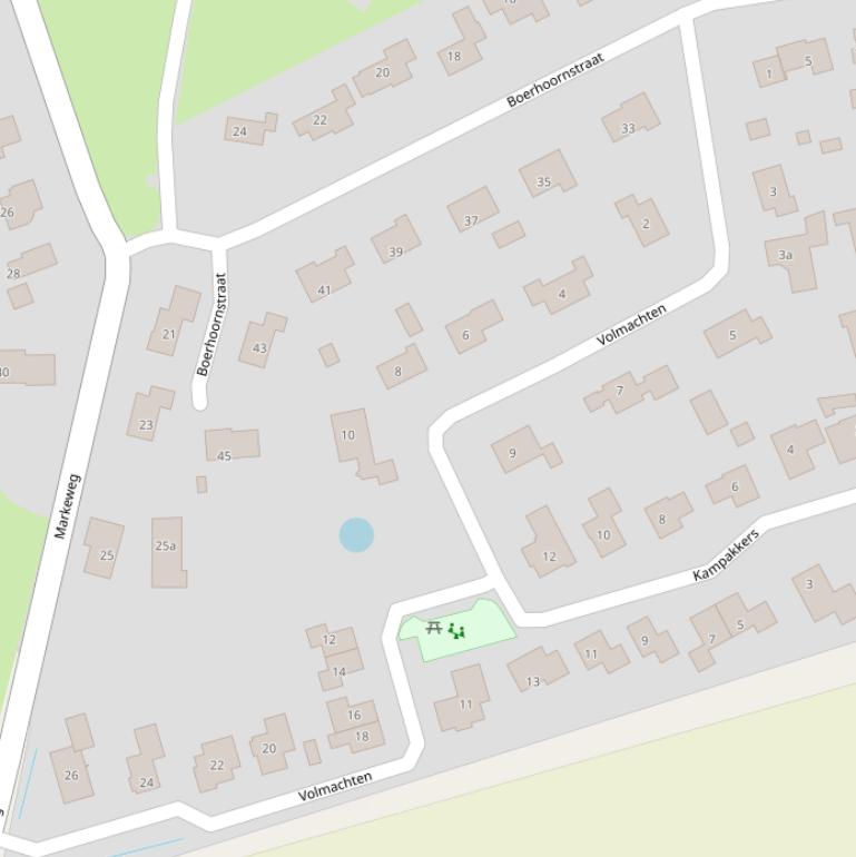 Kaart van  Volmachten.