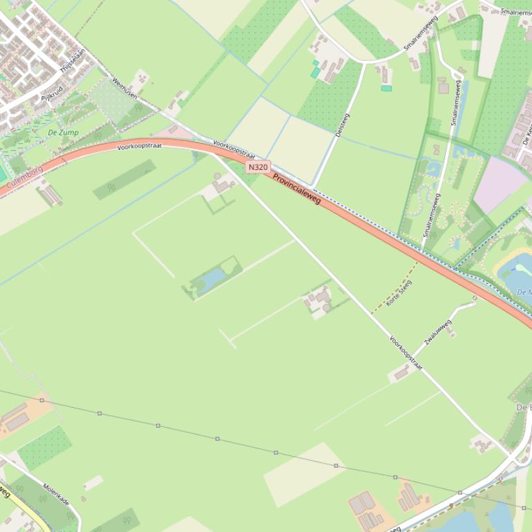 Kaart van de Voorkoopstraat.