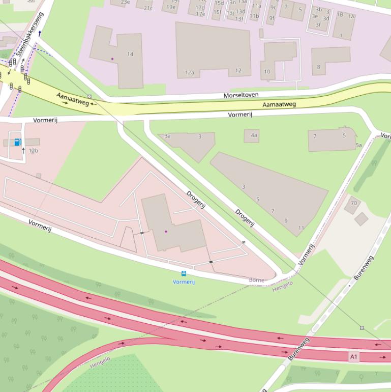 Kaart van  Vormerij.