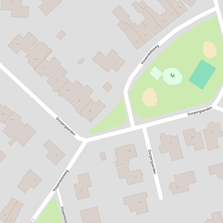 Kaart van de Voswinkelsteeg.