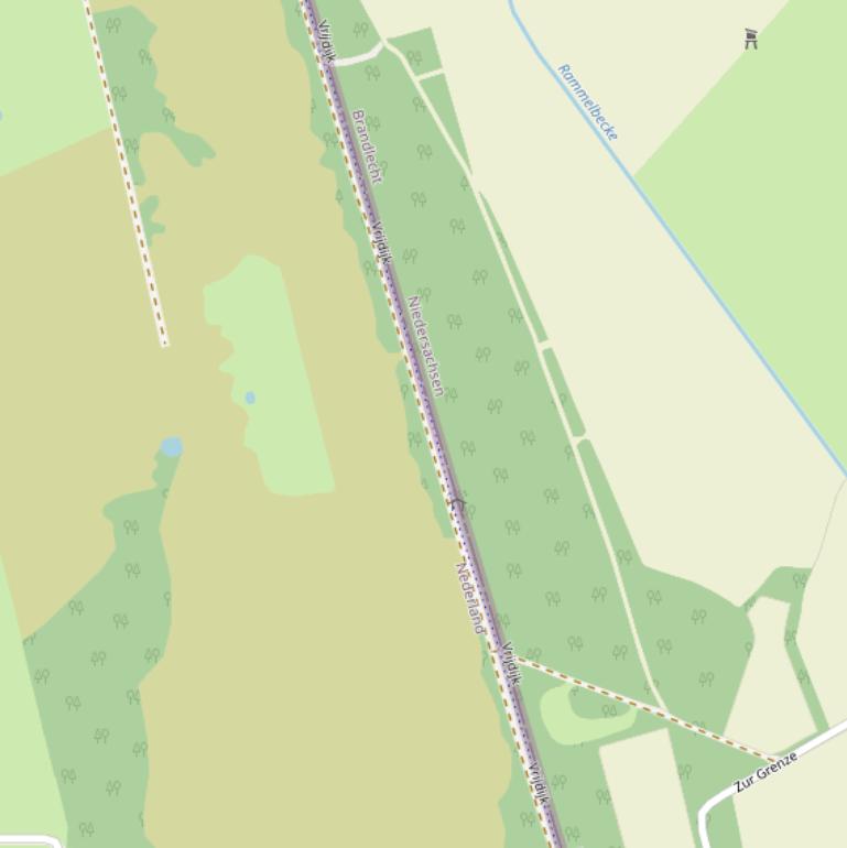 Kaart van de Vrijdijk.