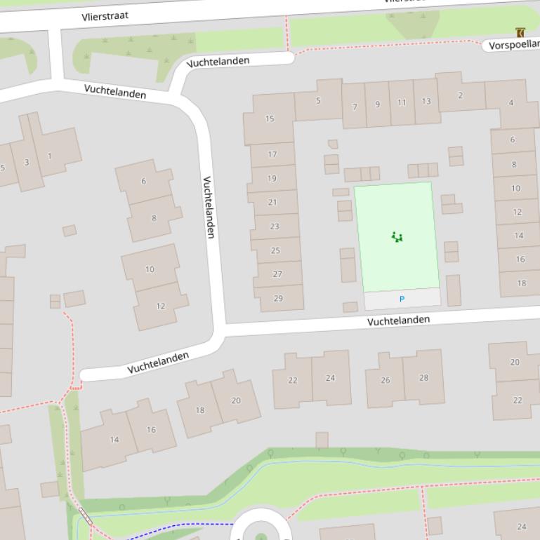 Kaart van  Vuchtelanden.