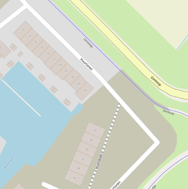 Kaart van  Vuurduin.