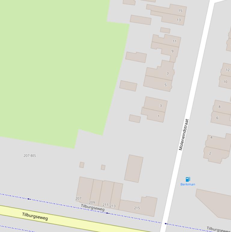 Kaart van de Waddenstraat.