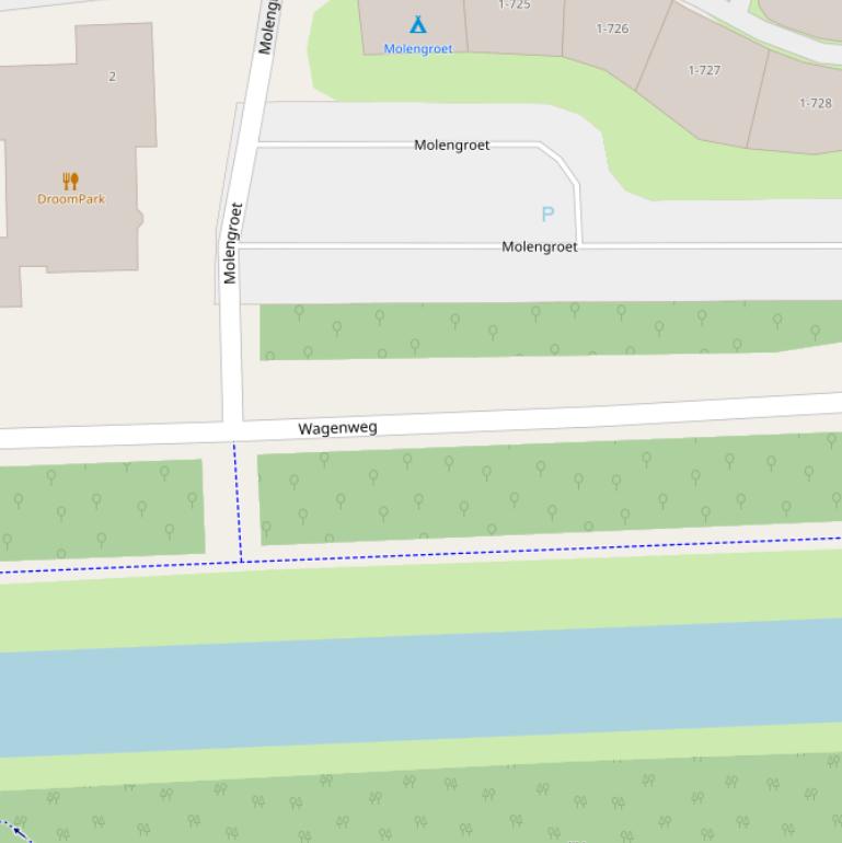 Kaart van de Wagenweg.