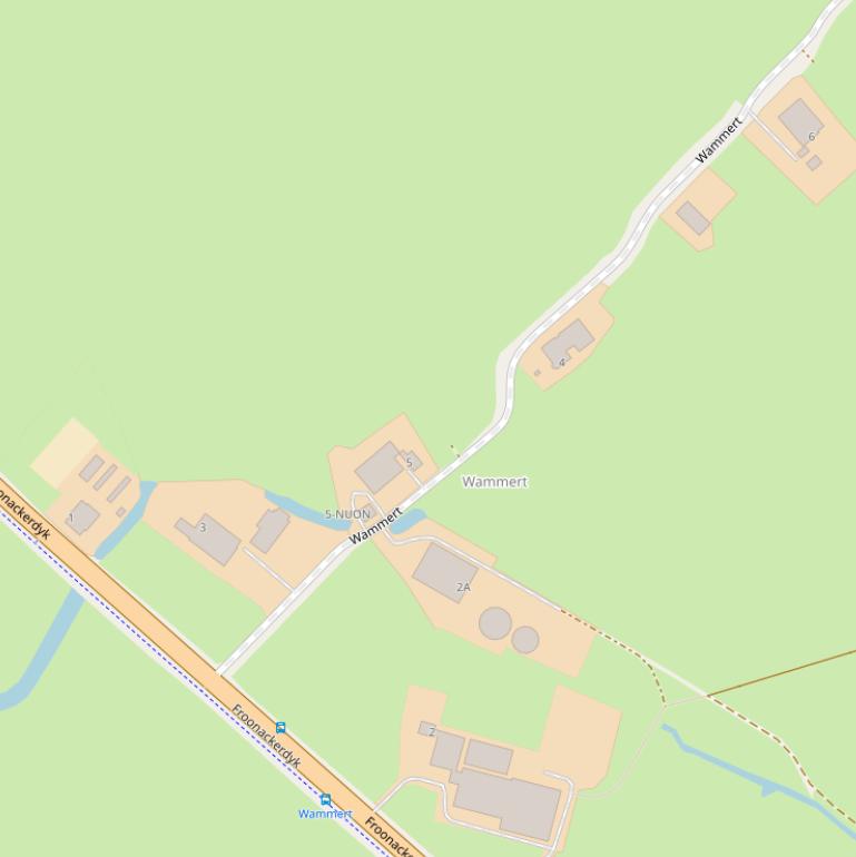 Kaart van  Wammert.