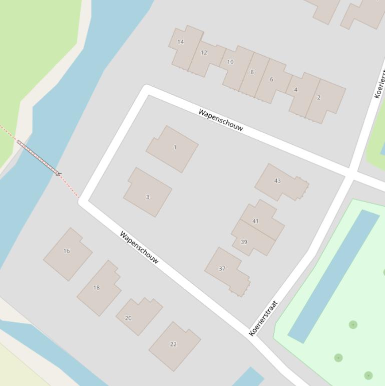 Kaart van  Wapenschouw.