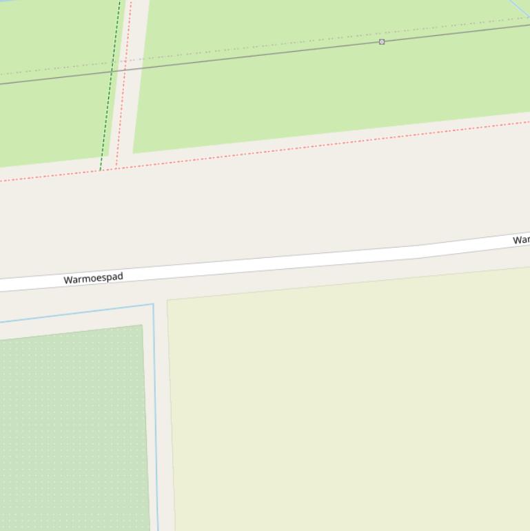 Kaart van het Warmoespad.