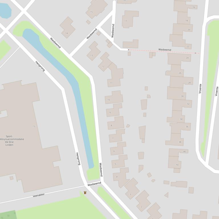 Kaart van  Wasbeemd.