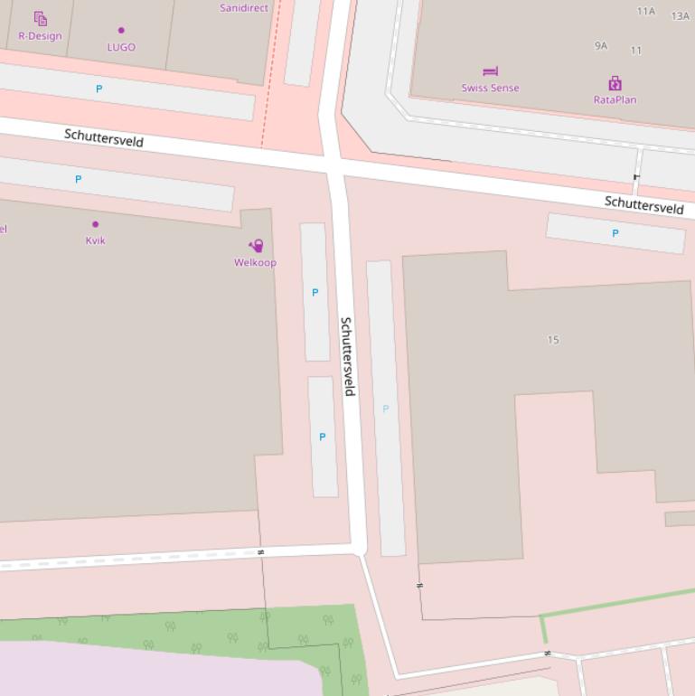 Kaart van de Waterboerstraat.