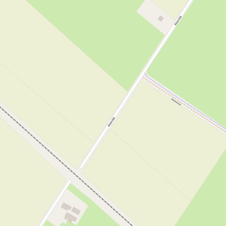 Kaart van de Waterdijk.