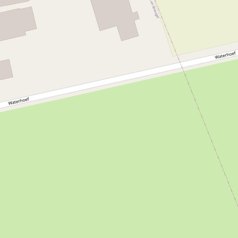 Kaart van  Waterhoef.