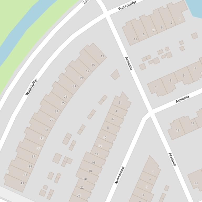 Kaart van  Waterjuffer.