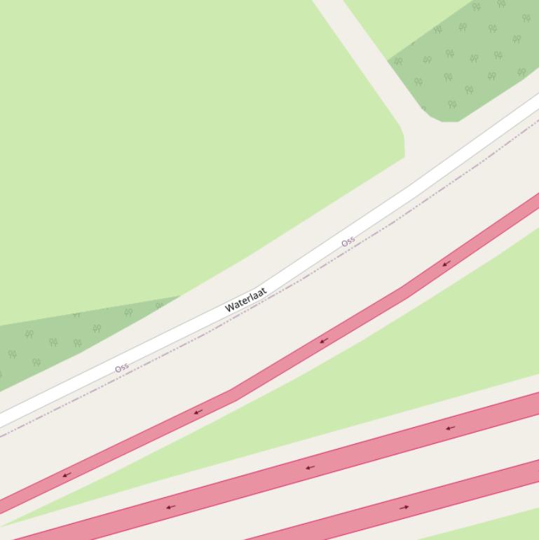 Kaart van  Waterlaat.