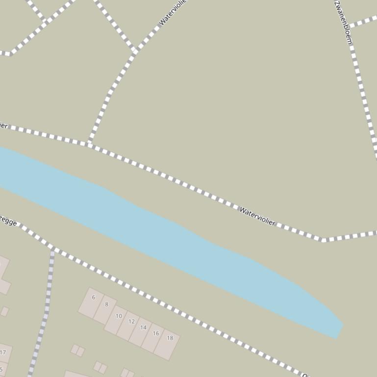 Kaart van  Waterviolier.