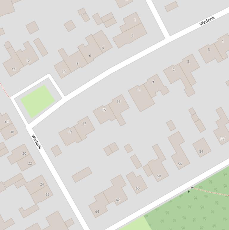 Kaart van  Wederik.