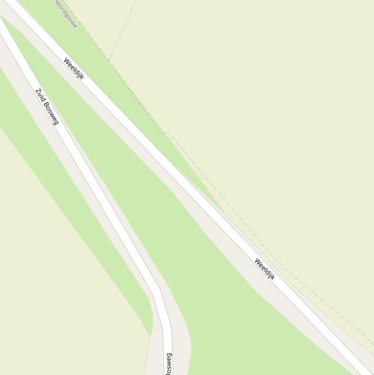 Kaart van de Weeldijk.