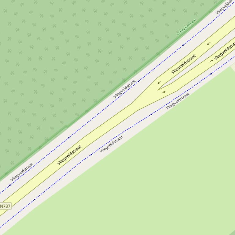 Kaart van de Weerseloseweg.